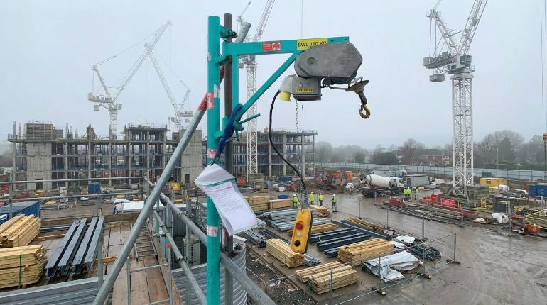 Scaffold Swing Hoist Training in Merseyside